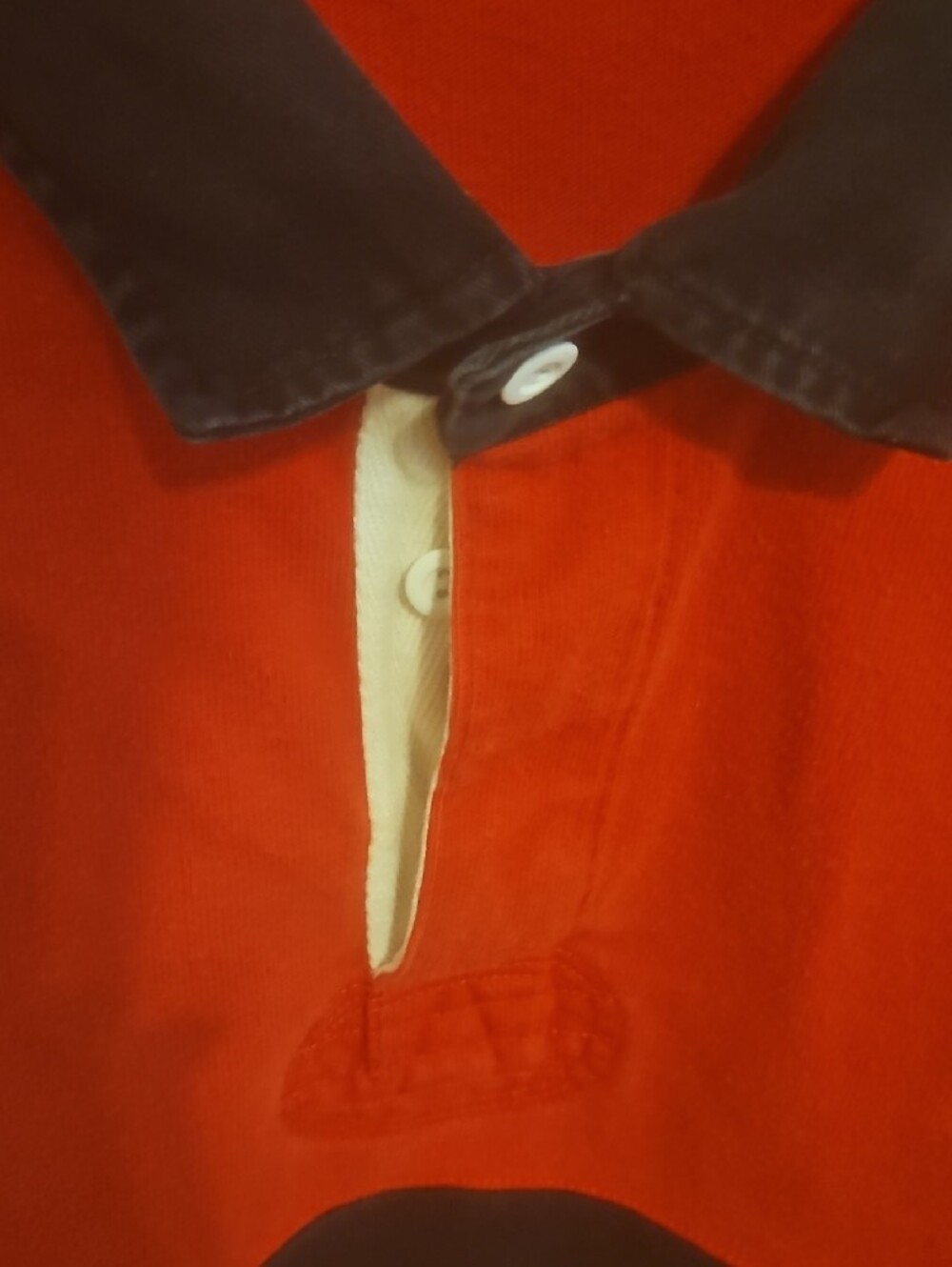 Polo by Ralph Lauren Red and Black Rugby Shirt - Picture 7 of 7